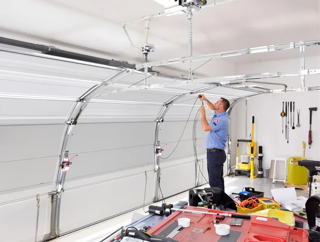 Garage door cable repair service by Florence-Graham Garage Door Repair in Florence-Graham