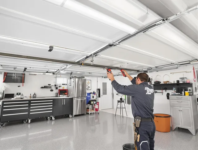 Overhead garage door repair service by Florence-Graham Garage Door Repair in Florence-Graham