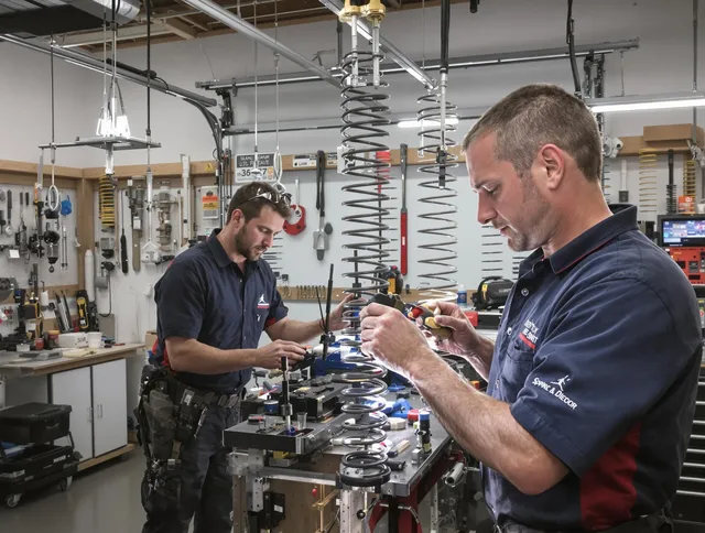 Garage door spring repair service by Florence-Graham Garage Door Repair in Florence-Graham
